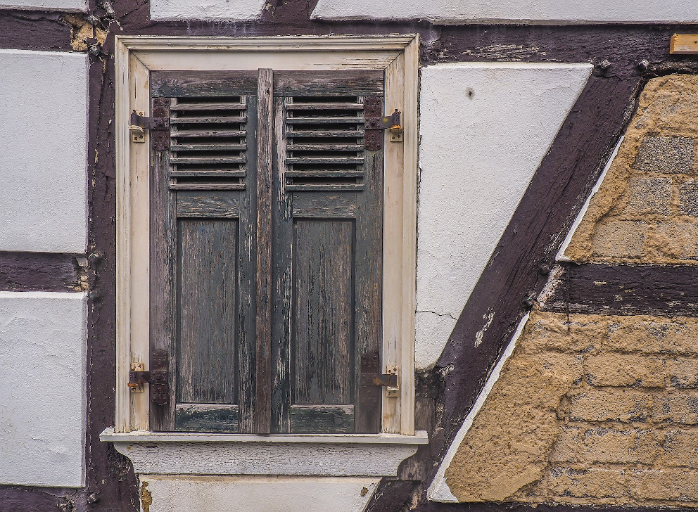 Ausgemauertes Fachwerk